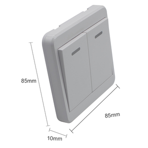 Praktischer Wandschalter-Controller 1527 Lerncode 433MHz Sender 1/2/3CH Pasten schalter Smart Home - Product Image 5