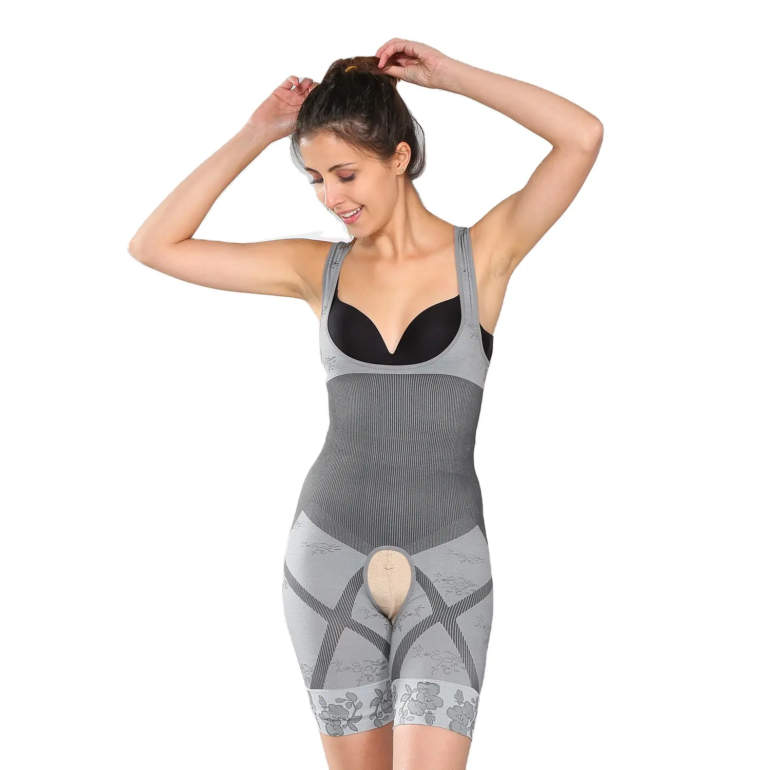 Atacado de Alta Qualidade de Corpo Inteiro Magro Shapewear Instrutor de Fitness Exercício Elastic Shaper Do Corpo do Espartilho Para As Mulheres