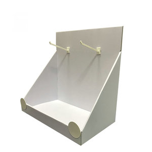 Customized Modern Style Foldable Cardboard Countertop <strong>Display</strong> <strong>with</strong> Peg <strong>Hook</strong> Corrugated <strong>Paper</strong> Tabletop <strong>Display</strong> - Product Image 6