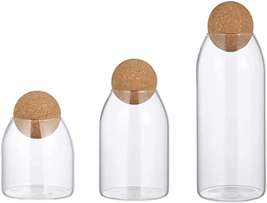 Ready to ShipIn StockFast DispatchPopular round cork glass bottle sealed jar