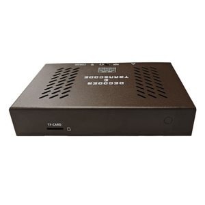 H9130D 4K 60fps WebRTC NDI SRT UDP RTMP RTSP HDMI H.264 H.265 PTV Video Audio Decoder Trans coder mit USB-Aufnahme RS485