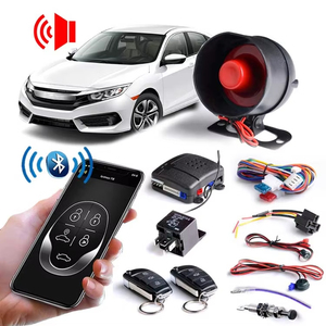 NTO sirena de alta tecnología 12V código Variable módulo Valet cerradura Central diente azul Coche Control remoto coche alarma sistema de seguridad
