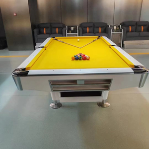 Full Size Standard 8ft 9ft Pool <strong>Table</strong> Snooker <strong>Table</strong> with Full <strong>Set</strong> of Equipment, Support Customization - Product Image 1