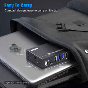 Multi-Port USB 3.2 Hub 10Gbps with Type-C <strong>Input</strong>, Supports Windows/MacOS/<strong>Linux</strong> Systems - A-4U32M1 - Product Image 6