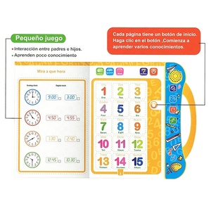 Bildung Sound buch Spanisch und Englisch zweisprachige Sprache Touchscreen Lernmaschine E-Buch Spielzeug für Kinder Kinder - Product Image 2