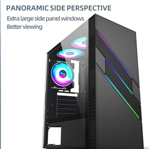 COOLMOON Cheap Desktop Business Office Gaming <strong>Computer</strong> <strong>case</strong> Wholesale ATX/MicroATX/ITX Cpu Cabinet Pc <strong>case</strong> With Panel Window - Product Image 5