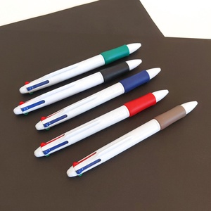标志定制4中1多色圆珠笔点击塑料4色圆珠笔 - Product Image 4