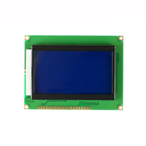 128x64 punti modulo LCD 5V schermo blu 12864 LCD con retroilluminazione porta parallela LCD12864 128x64 lcd - Product Image 4