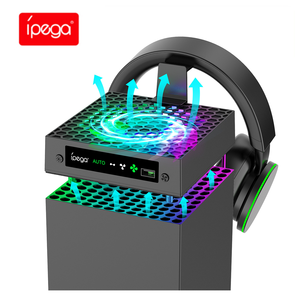 3 in <strong>1</strong> Multi-function Stand for <strong>Xbox</strong> Series <strong>X</strong> Console Cooling Fan Headphone Storage RGB Indicator Game Accessories - Product Image 1