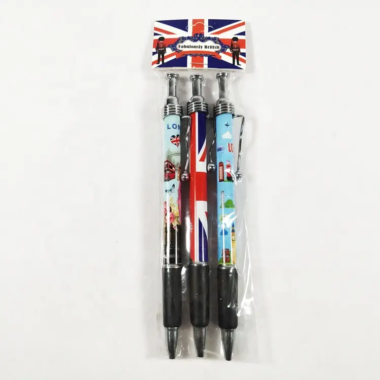 Penna a sfera souvenir con bandiera del paese stampata di moda