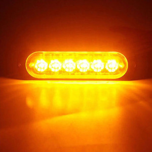 <strong>6</strong> <strong>Led</strong> Waterproof <strong>LED</strong> 12 <strong>Volt</strong> Flasher Warning <strong>LED</strong> Car Motorcycle Strobe Flashing Light - Product Image 6