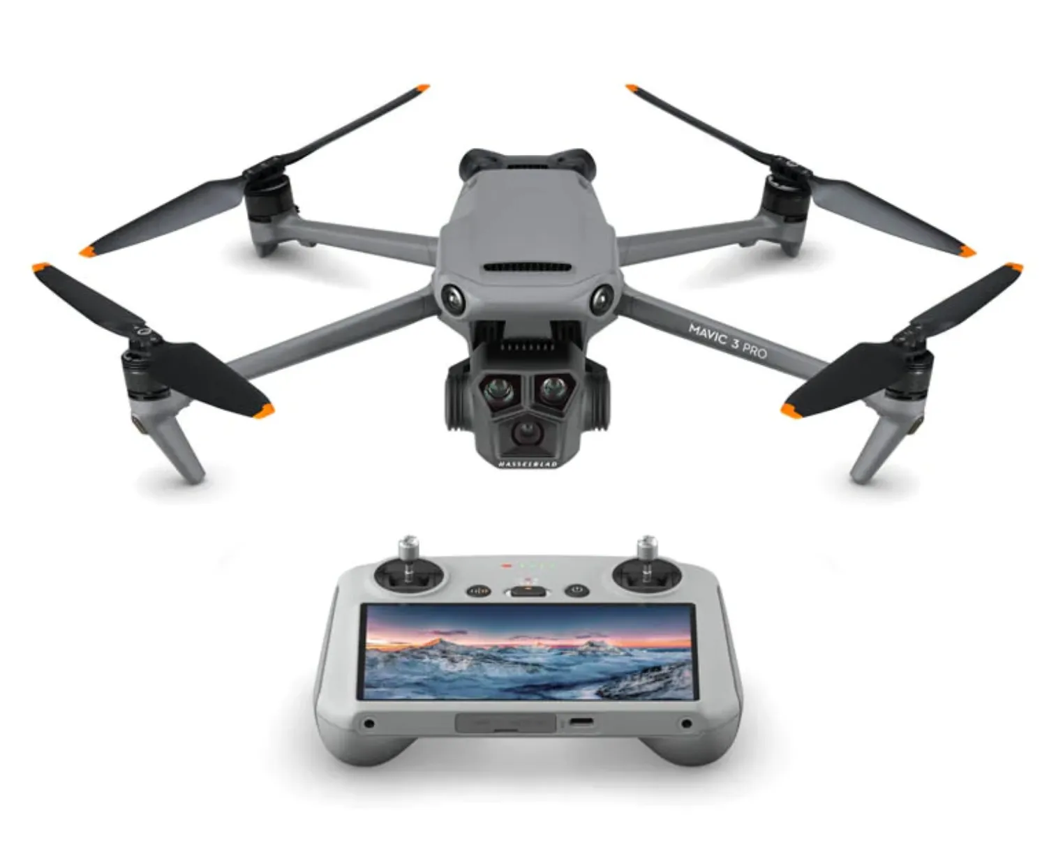 DJ I Mavic 3 avec Fly More Combo fpv drone avec 4/3 CMOS Hasselblad Camera 5.1K HD Video gimbal camera 2 Plus Batteries