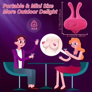 Tragbarer Nippel clip Vibrator Tease Nippel Brust stimulator Brust G-Punkt <span class=keywords><strong>Massage</strong></span> gerät Adult Female Mastur bator Produkt - Product Image 3