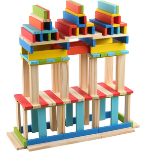 Diy彩色积木积木构建玩具套装B Diy积木印刷用积木 - Product Image 2