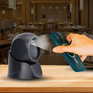 JINGXIN Supermarket Desktop Manual <strong>QR</strong> Barcode Scanner 4 White LED Lights Omni 1D 2D <strong>Code</strong> Reader for <strong>Qr</strong> <strong>Scanning</strong> - Product Image 1