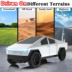 1:16 uzaktan kumanda araba Tsl simülasyon Diecast araba oyuncak Model T Esla Cybertruck oyuncak alaşım yarış Rc araba için Boy - Product Image 5
