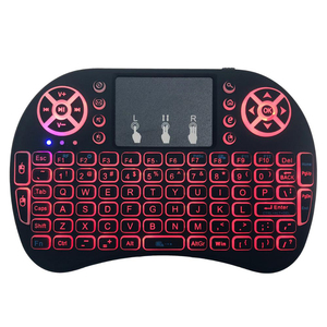 Teclado i8 air mouse 2,4 GHz, 7 colores, fabricante, precio directo de fábrica