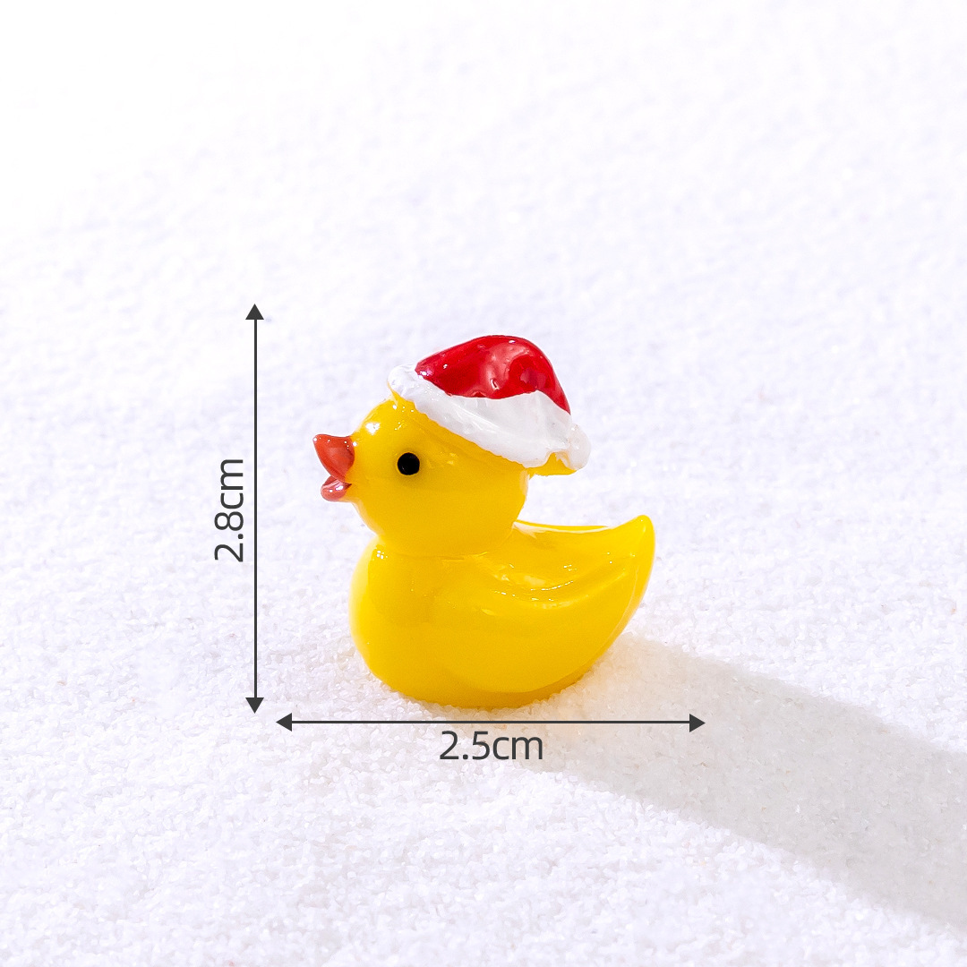 Canard jaune de Noël taille 27