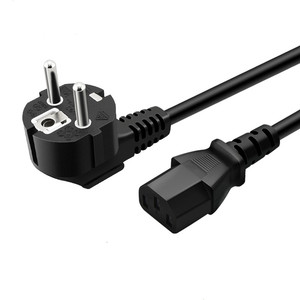 Europe Schuko CEE7/7 Plug to IEC C13 Power Cord Suitable for Use As a Europe PC <strong>Computer</strong> - Product Image 5