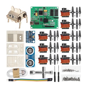 ESP32 Smart Robot Kit ESP-32 DIY Roboter Maus Roboter Kaninchen Programmierung Ultraschall Hindernis vermeidung Kit Kompatibel mit Arduino