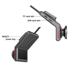 Registrador DVR para coche Dashcam 4G WiFi GPS habilitado lente dual 1080P cámara de visión trasera con pantalla LCD y pantalla IPS tipo K18