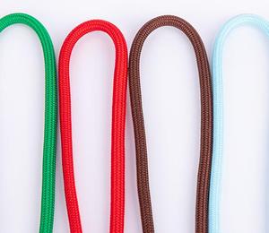 Makrome kordon 5mm <span class=keywords><strong>6mm</strong></span> Polyester bileşik halat örgü kordon çok renkli makrome iplik bel 3-dikiş ipi