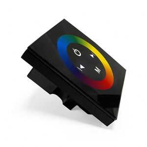 Rgb светодиодный контроллер с сенсорной панелью настенный PWM 12v 24v 12A 288w неоновый цветной контроллер света smd5050 rgb сенсорная панель - Product Image 1