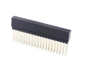 2x20 (40 Pin) intestazione impilabile passo 0.1 pollici femmina Extra alta compatibile con intestazione Raspberry Pi A +/B +/Pi 2/Pi 3 Extra alta