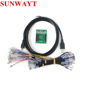 DIY 2 игрока USB к Jamma Аркады контроллер usb энкодер поддерживает ПК Raspberry Pi для аркадная игра машина аксессуары