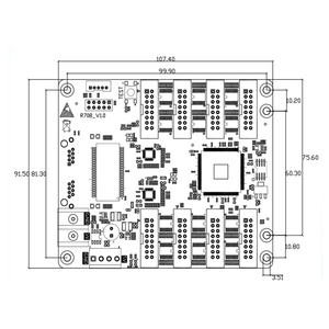Huidu HD-R708 полноцветная светодиодная система управления дисплеем, прием и отправка карты R508, контроллер HUB75E - Product Image 5