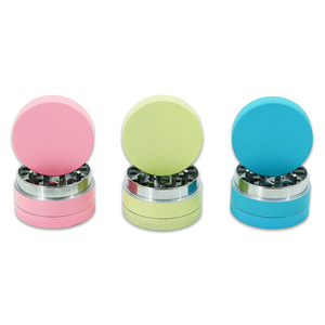 New 40mm <strong>Three</strong> Layer Glow in the Dark Herb <strong>Grinder</strong> Manual Spice Crusher Custom logo Luminous Metal <strong>Grinder</strong> Glowing