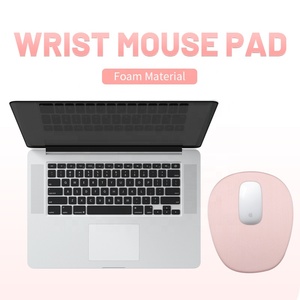 Accesorios de ordenador, alfombrilla de ratón de dibujos animados de PC de Color sólido, Soporte de teclado de silicona para muñeca, alfombrilla de ratón de juego personalizada encantadora para oficina - Product Image 2