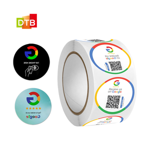 Benutzer definierter Druck NFC-Chip Google-Bewertungen NFC-Aufkleber-Tag Popup-Überprüfung stag Nfc Nta 213 215 216 Google Play-Geschenk anhänger - Product Image 2