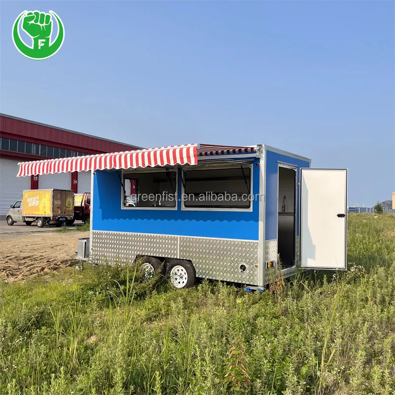 Caminhões à venda na Europa caminhão de comida coreana para churrasco caminhão de comida grega grelhada