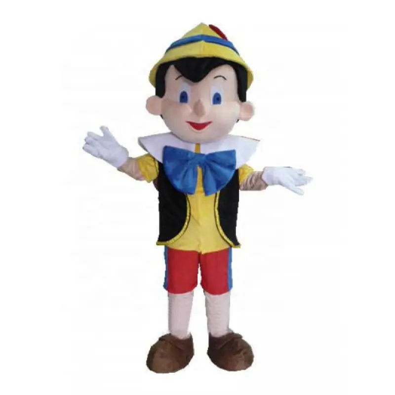 Disfraces de Mascota para adultos, mascarillas de dibujos animados para Halloween, CE Pinocho