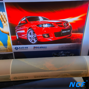 Ncf sản xuất 10oz nhiều lớp <span class=keywords><strong>PVC</strong></span> <span class=keywords><strong>Flex</strong></span> biểu ngữ cuộn màu sắc rực rỡ bóng mờ bề mặt có thể in giấy <span class=keywords><strong>frontlit</strong></span> Poster biểu ngữ - Product Image 3