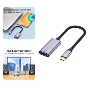 <strong>HDMI</strong> Cable for Phone to TV <strong>USB</strong> 3.1 Type C <strong>USB</strong>-C Male to <strong>HDMI</strong> Female Cable <strong>Adapter</strong> Converter 4K 60Hz for Macbook Pro