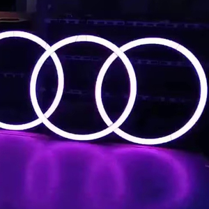 ไฟวงแหวนทรงกลม LED LC6080-660สี RGBW RGBW คุณลักษณะเฉพาะของ Halo สำหรับบาร์ - Product Image 1
