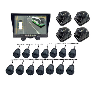 Gran oferta de monitor de 7 pulgadas con cámara de visión redonda Universal de 360 grados HD visión nocturna SISTEMA DE Monitor de vista de pájaro 3D con 14 sensores - Product Image 1