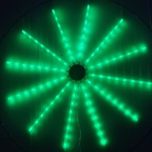 RGB Festoon Meteor ışık şeridi açık senfoni havai fişek işık noel tatil süslemeleri için LED müzik Sync ses kontrolü - Product Image 2