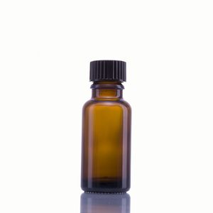 卸売りラウンドグロスアンバーブラウングラスボトルスクリューキャップ付きエッセンシャルオイル用5ml 10ml 15ml 20ml 30ml 50ml 100ml - Product Image 5
