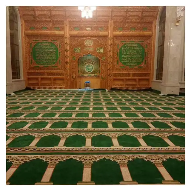 Maschine mehr Muster gedruckt Teppich für Moschee, Gebets raum Teppiche gemacht rot und blau Hd moderne Blumen runden Boden Teppich akzeptieren