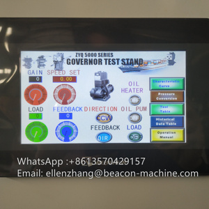 Prueba de precisión con banco de calibración del Gobernador del motor marino BK2000 para el banco de prueba del Gobernador de velocidad marina de la serie EGB de - Product Image 4