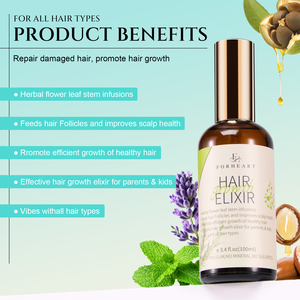 Olio per Capelli alle Erbe Indiane Adivasi 100mL, Prodotti Riparatori al Rosmarino, Oli per Capelli Danneggiati, Olio Essenziale per la Cura dei Capelli - Product Image 2