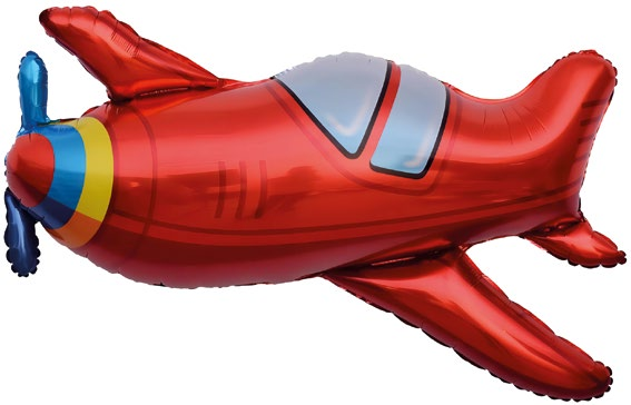 Mini Vintage Airplane Foil Ballon