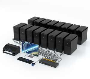 16 Port <strong>KVM</strong> <strong>Switches</strong> VGA + Cables (upgraded 2in1), MT-VIKI 1U Rackmount <strong>KVM</strong> Switcher Console 16x1