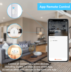 Беспроводной умный шлюз Tuya ZigBee 3,0 умный концентратор умный дом мост Tuya / Smart Life приложение пульт дистанционного управления - Product Image 4