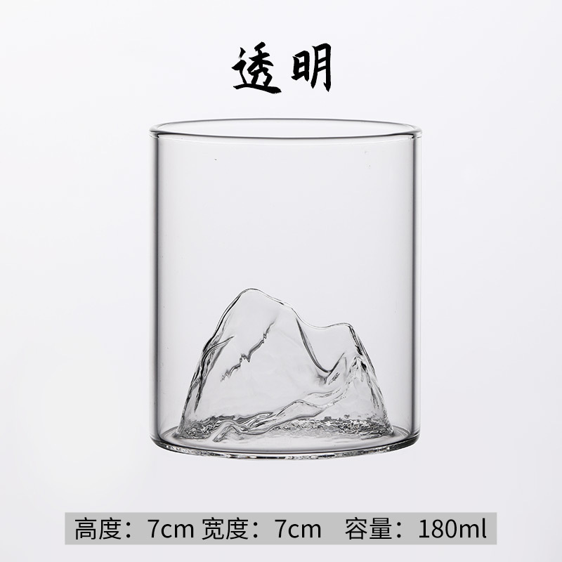Transparent mountain (7cm*7cm)