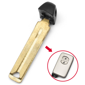 Blank <strong>Key</strong> T-oyota Emergency <strong>Key</strong> for Smart <strong>Key</strong> Both Inside and Outside with Blade groove