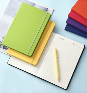 Supporting <strong>Customize</strong> logo A5 Journal <strong>Notebooks</strong> With <strong>Elastic</strong> <strong>Strap</strong> Pu Leather School <strong>Notebooks</strong> - Product Image 2